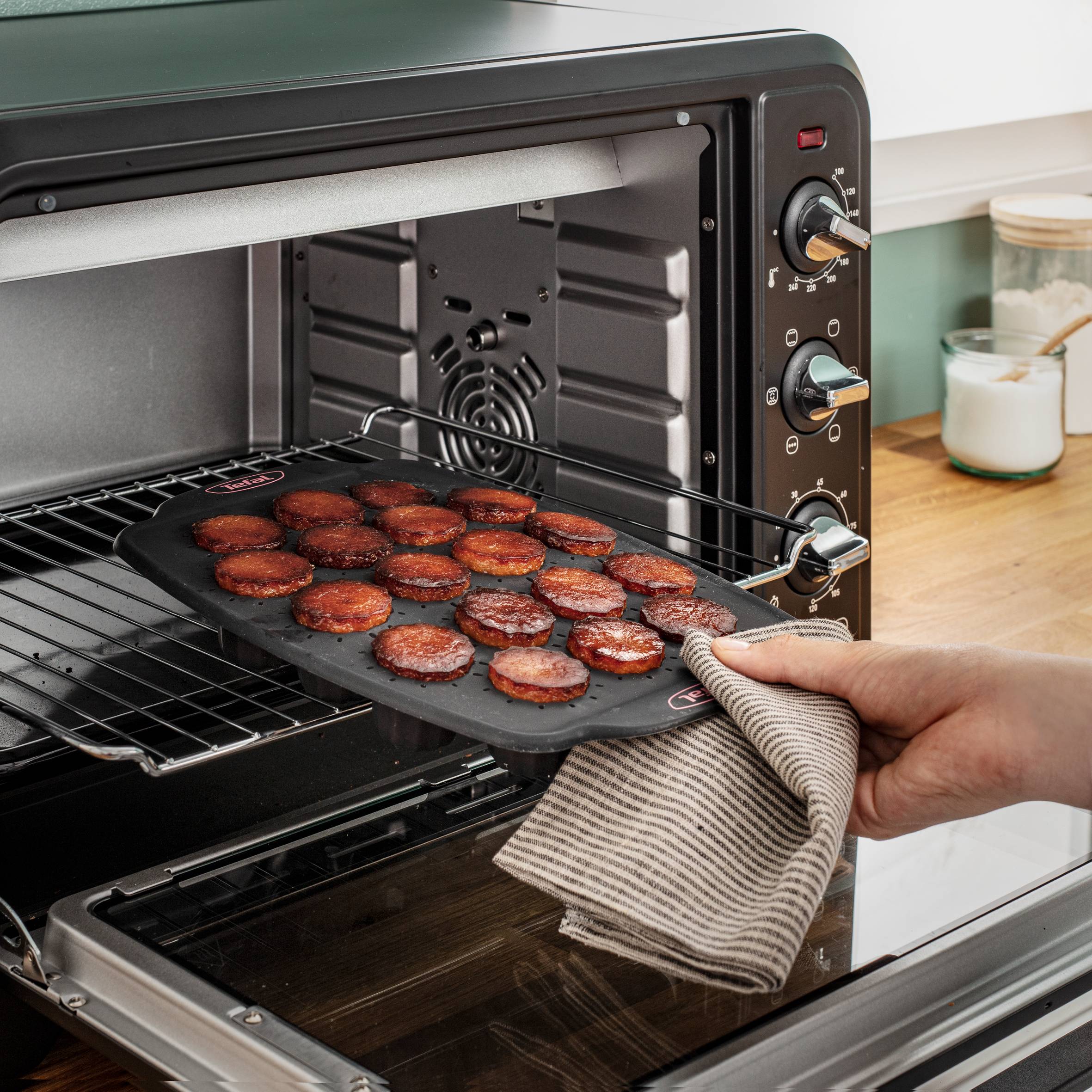 Crispybake moule 21 mini financiers silicone 29x21cm