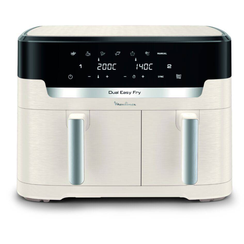 Dual Easy Fry XXL, 10,5L, Air fryer, Ivoire