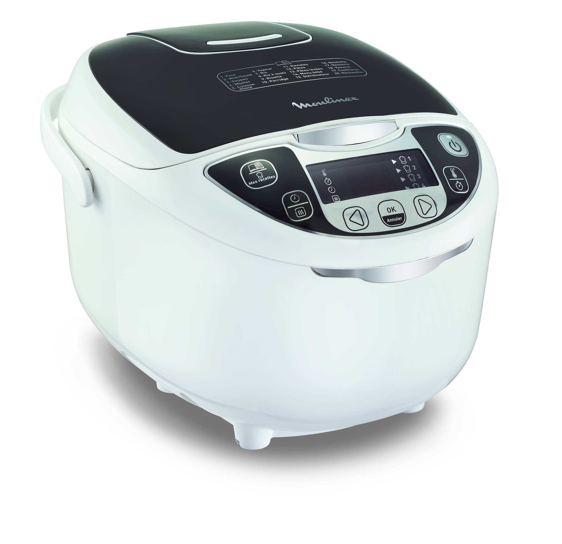 MULTICUISEUR 5L 25 Programmes BLANC GRIS