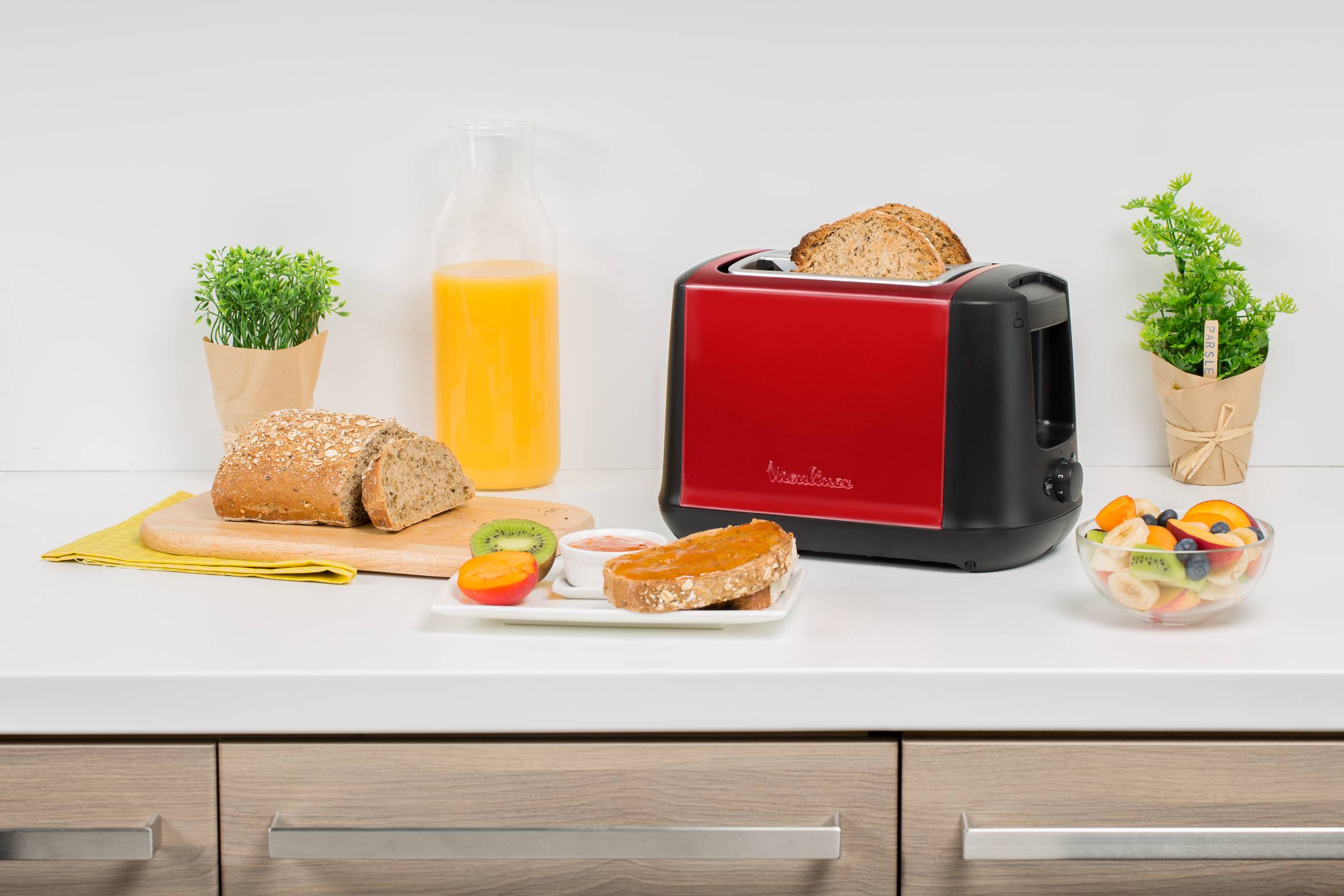 Subito Select Wine Red Black Toaster