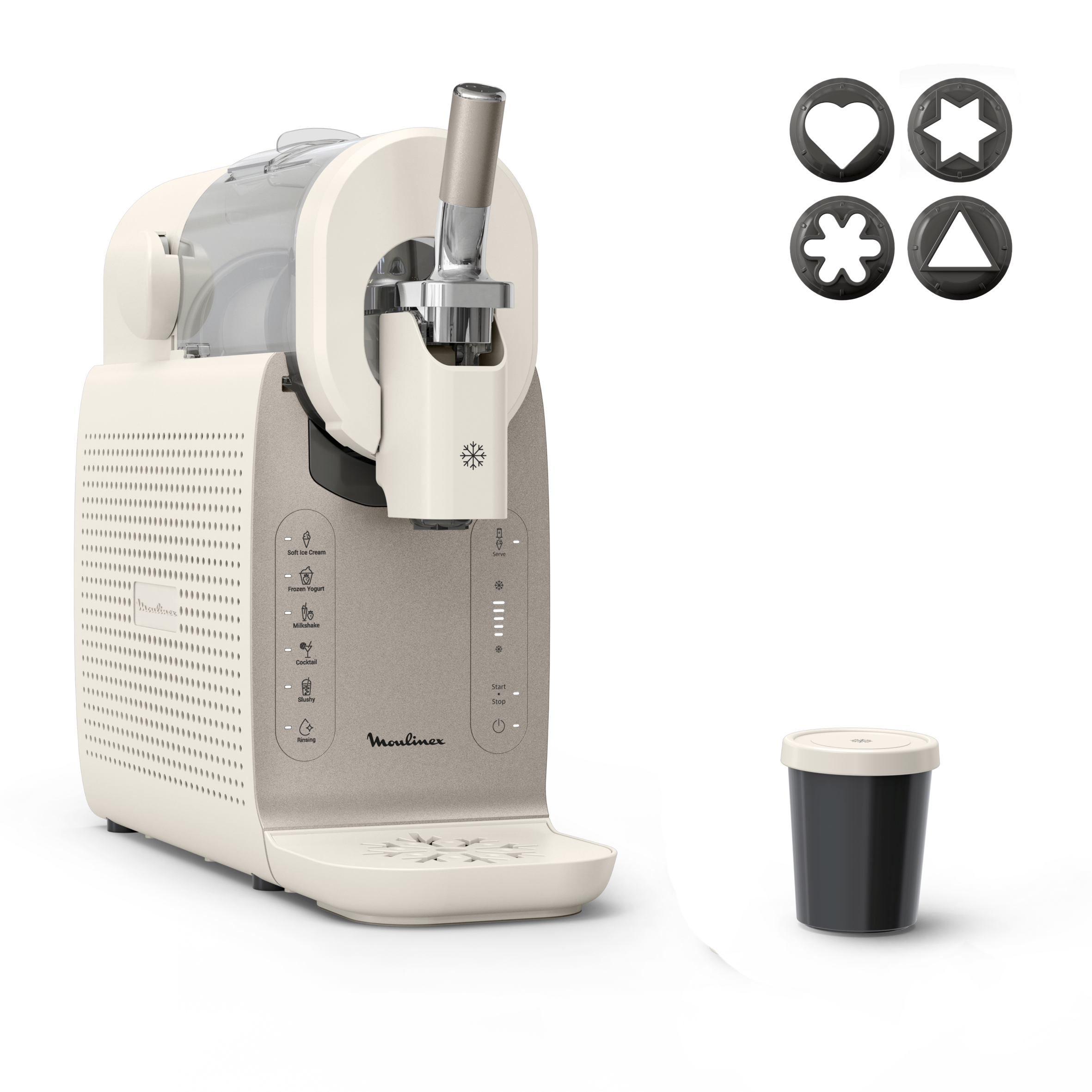 Freezi, Machine à glaces et boissons glacées 16-en-1, Desserts glacés