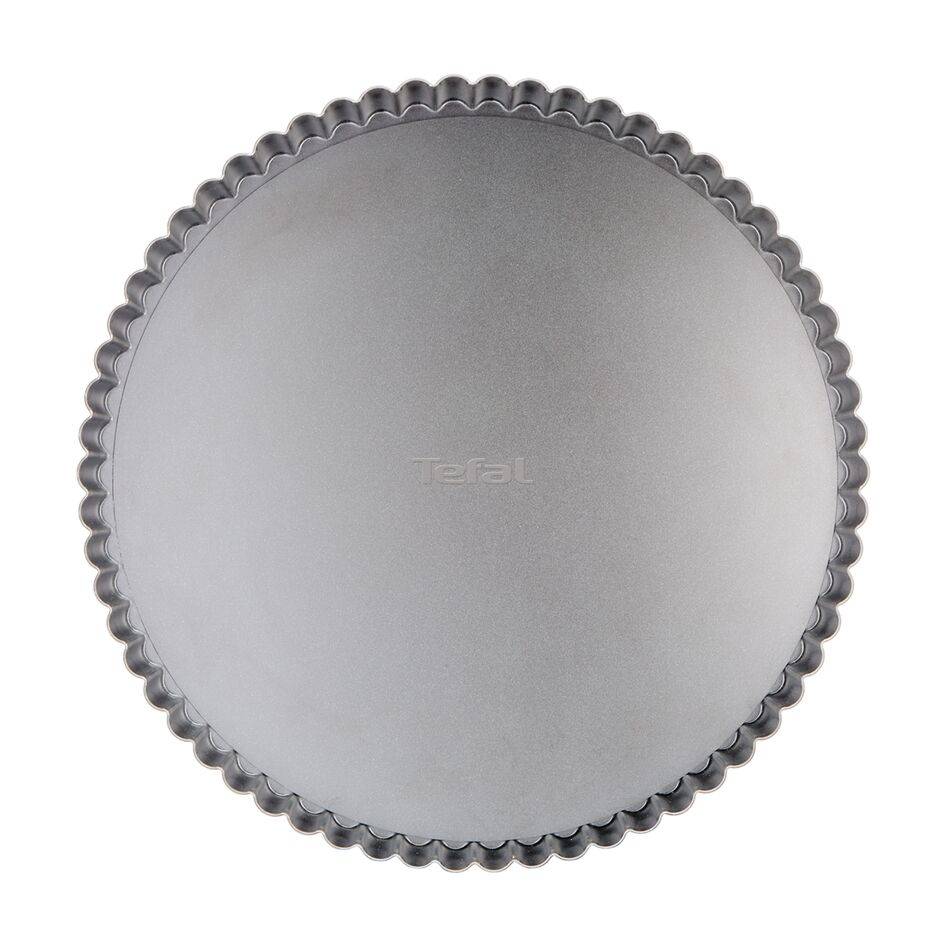 Delibake acier rouge carbone moule à tarte 28cm fond amovible