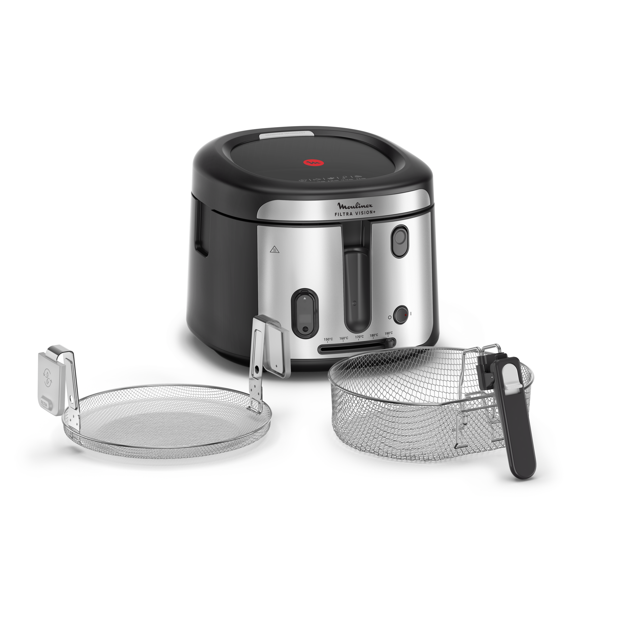 Filtra Vision +, Friteuse, Fenêtre de visualisation très large pour garder un oeil sur la cuisson 