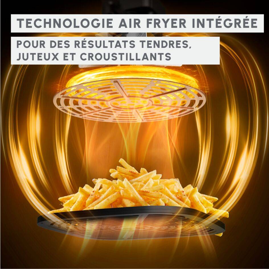 Multicook & Fry, 6L, Multicuiseur Air fryer, Gris