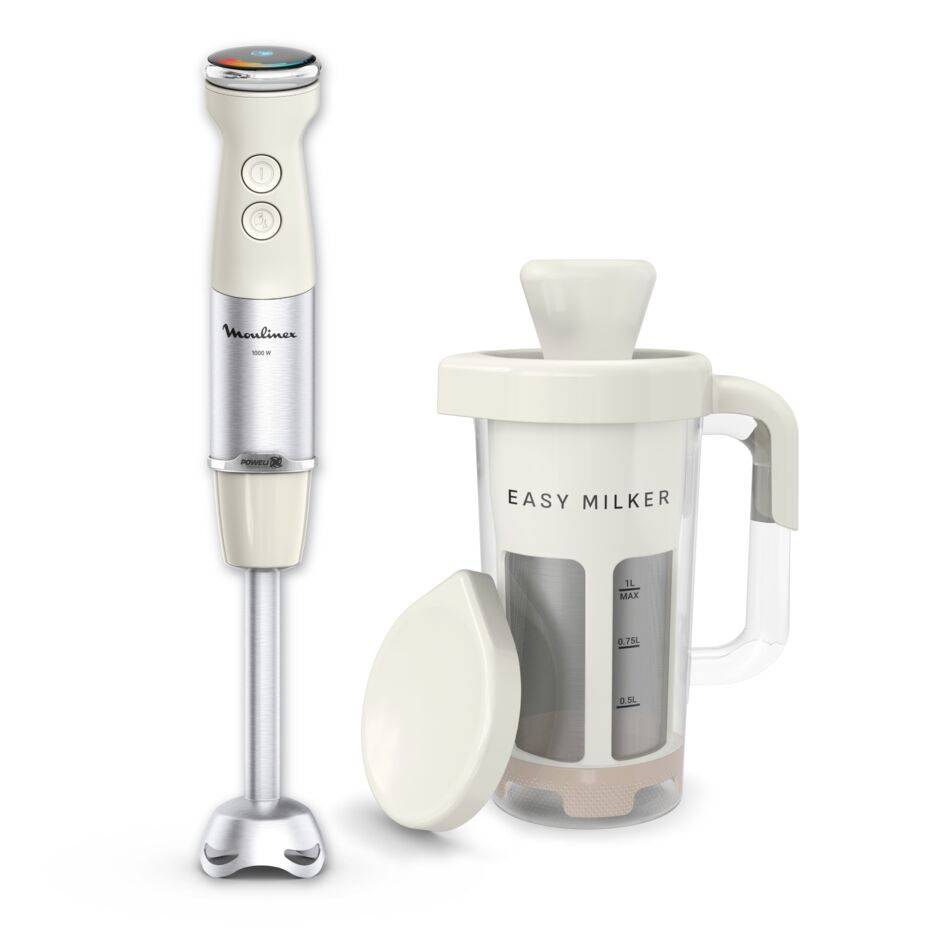Easy Milker & Quickchef+, Préparateur de lait végétal avec pied mixeur