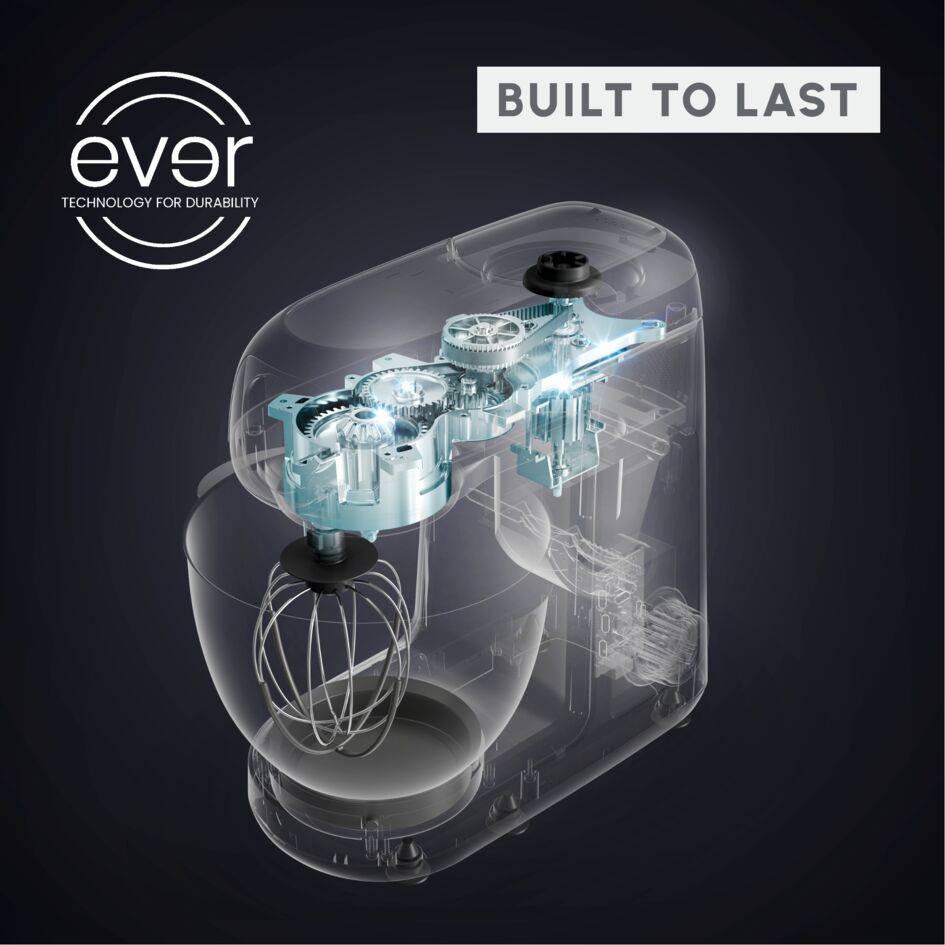 Bake Partner, Robot pâtissier, Bol de 4,6 L, Kit pâtisserie, 1100&nbsp;W