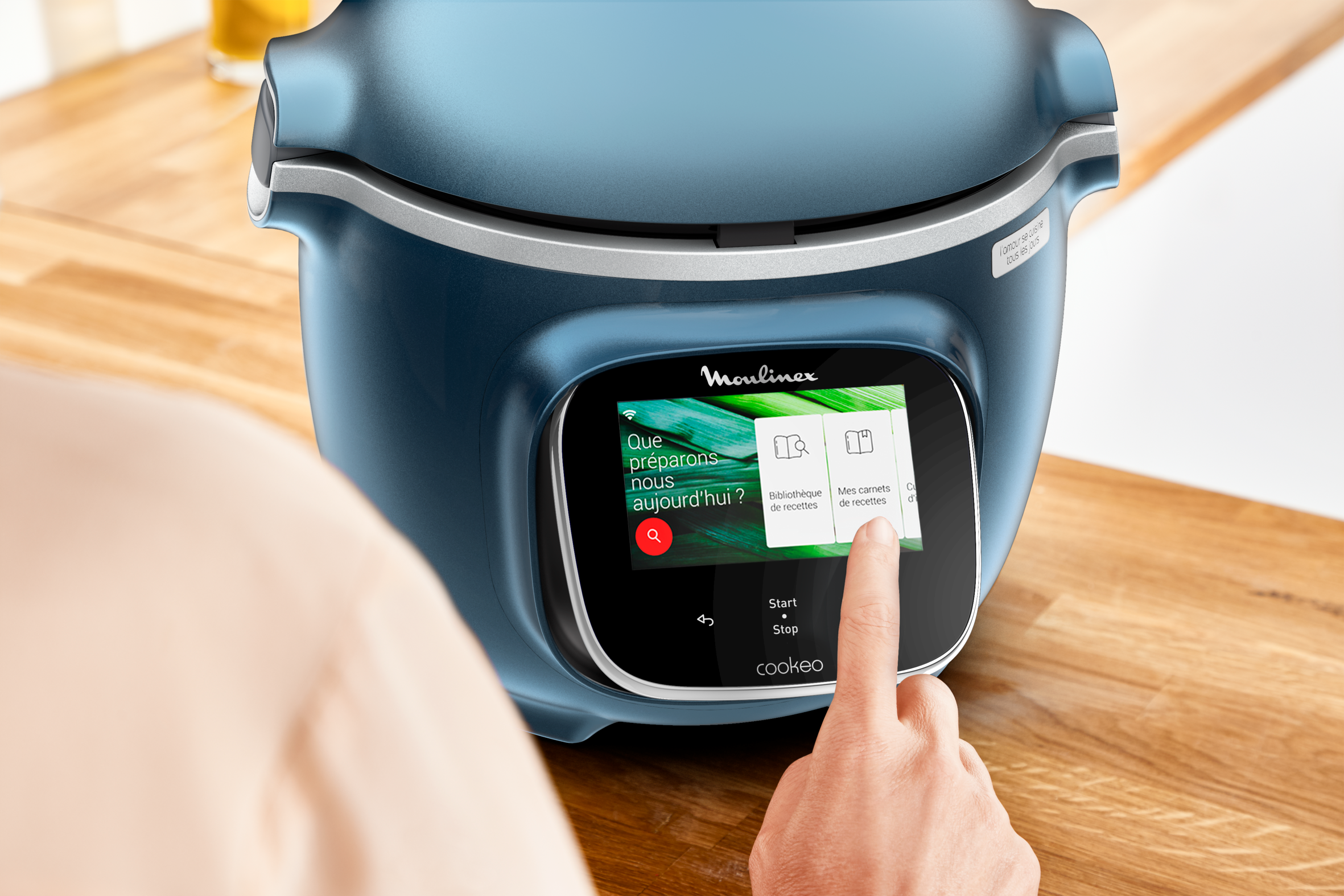 Cookeo Touch wifi - Edition limitée AQUA