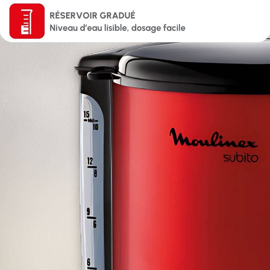 Cafetière Subito Rouge