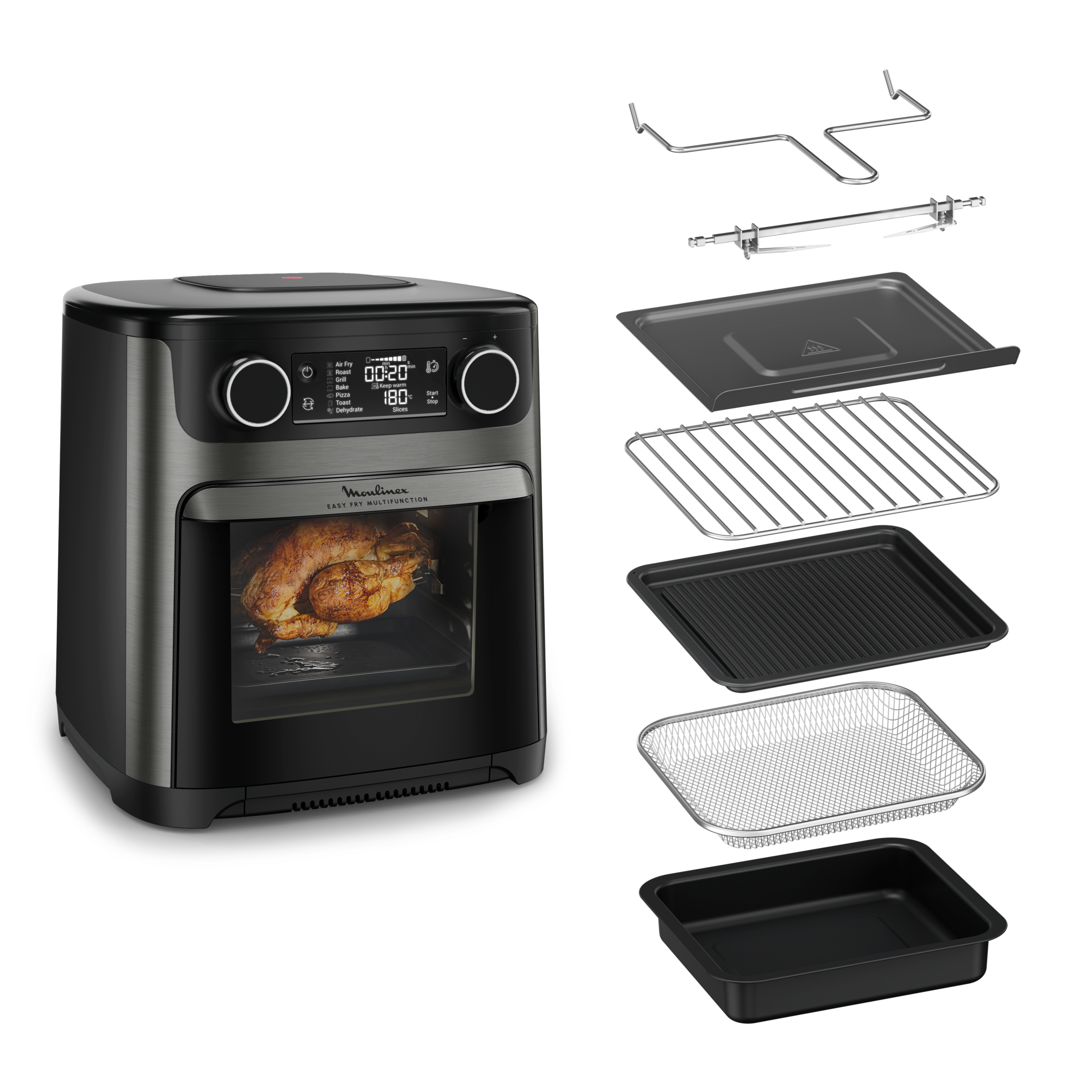 Easy Fry Multifunction 15&nbsp;L, Four air fryer, Format familial, 9-en-1