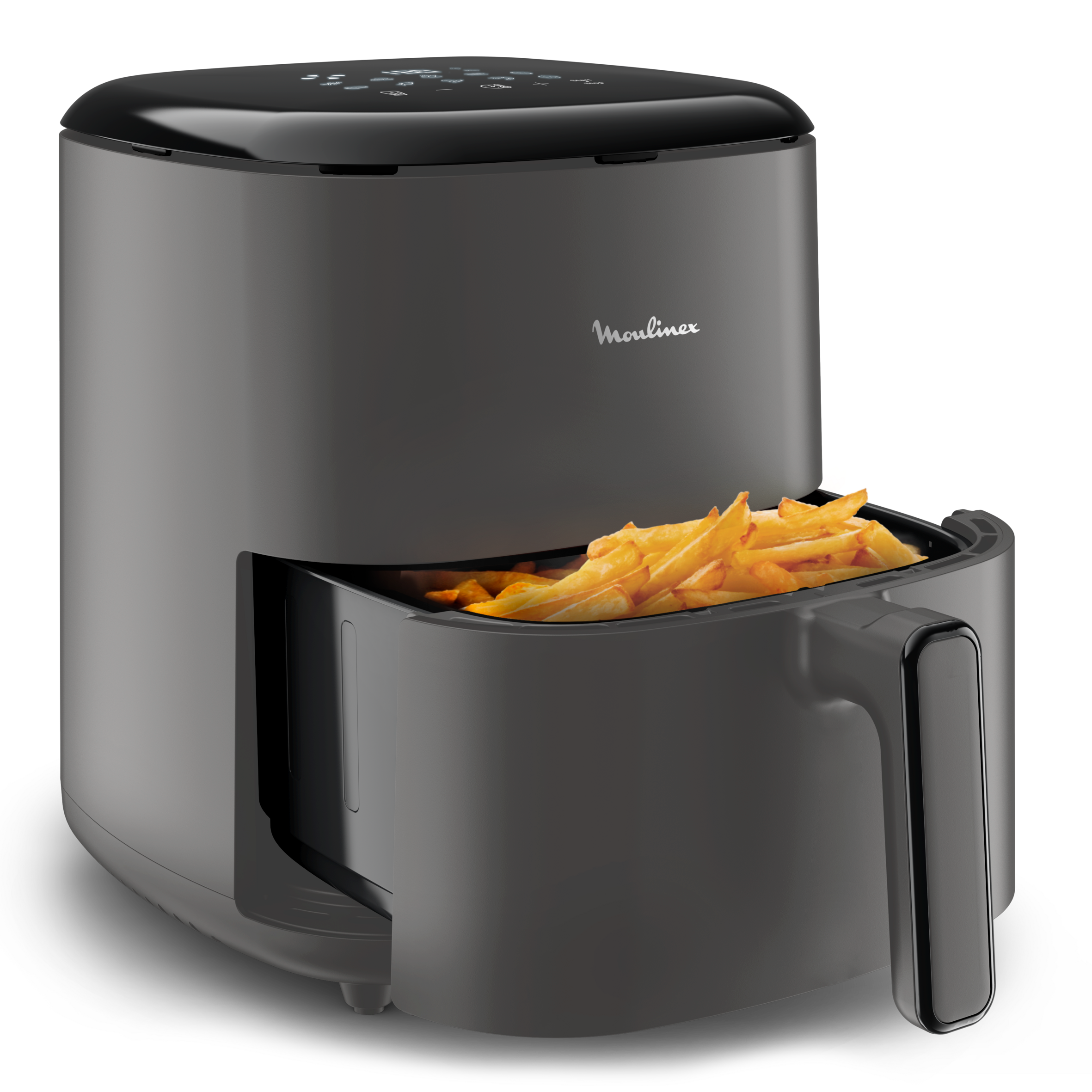 Easy Fry Max, Air Fryer, 5 L (6 pers.), Panneau digital, 10 programmes, Gris Anthracite