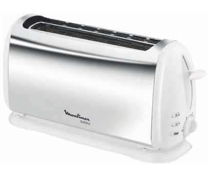 grille pain subito inox/blanc