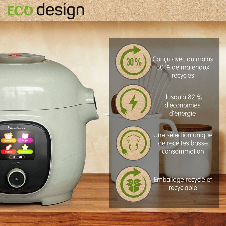 Cookeo Mini EcoDesign 150 recettes