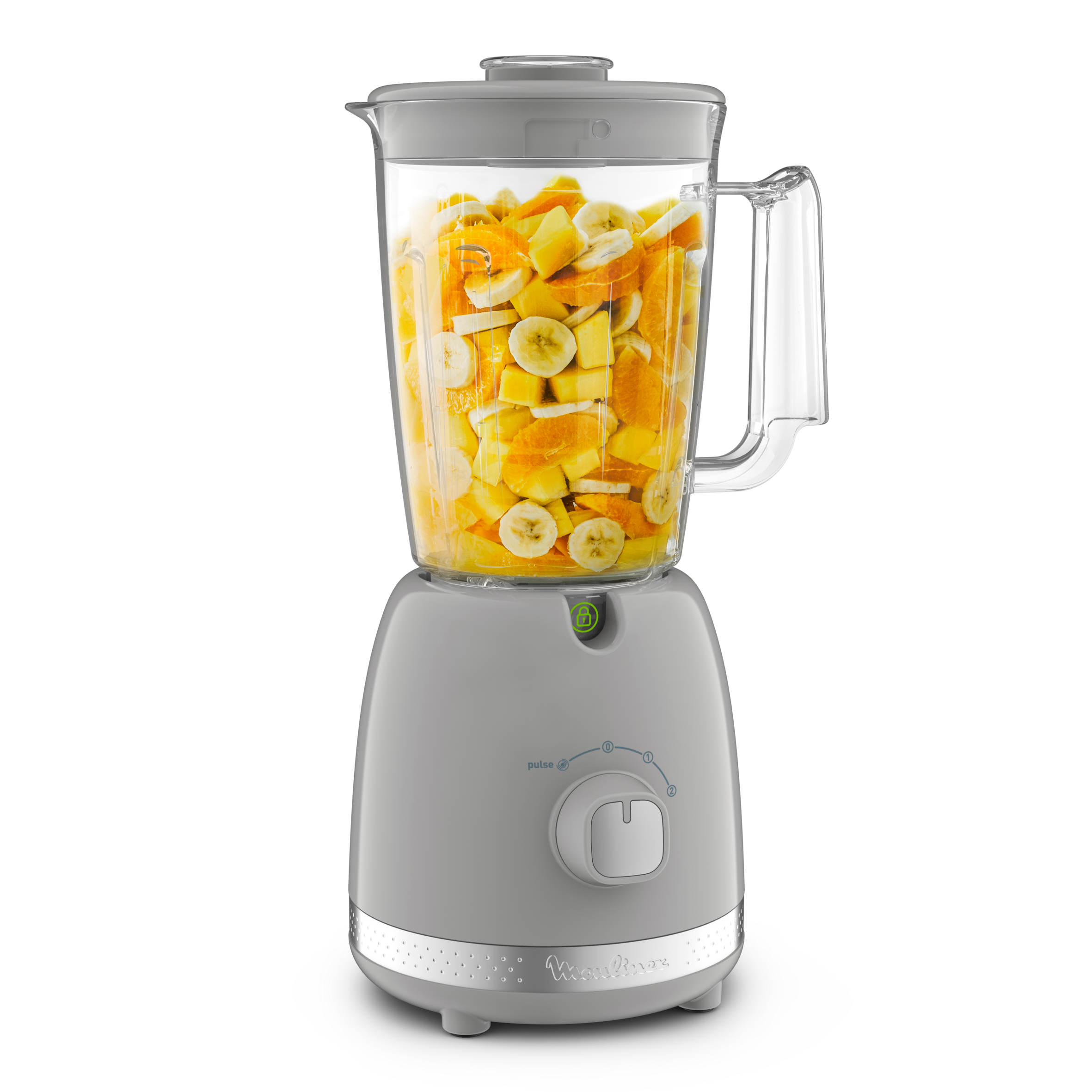 Soleil Blender Soleil pepper, Blender classique, 2 vitesses + pulse, 500W, Gris pepper