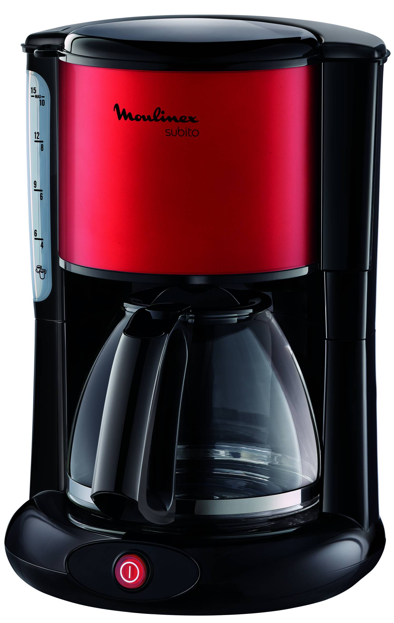 cafetiere subito rouge/mat