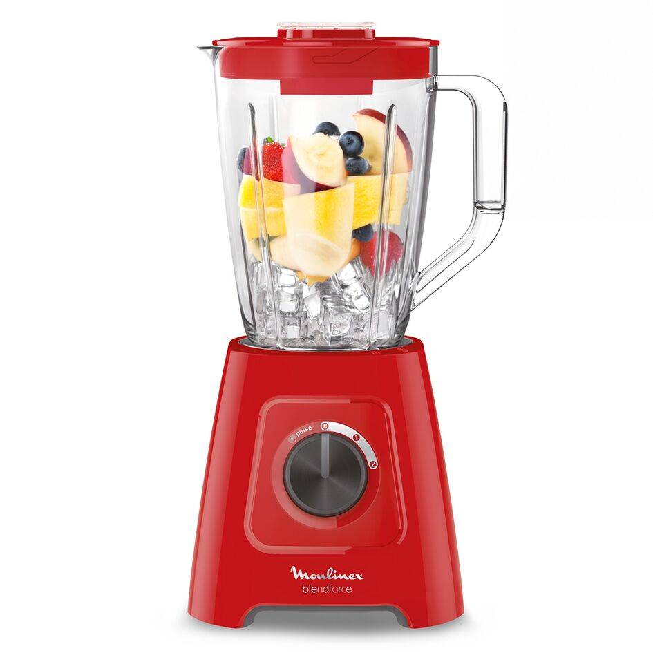 Blendforce, Blender Classique, 2 vitesses + pulse, 600W, Rouge