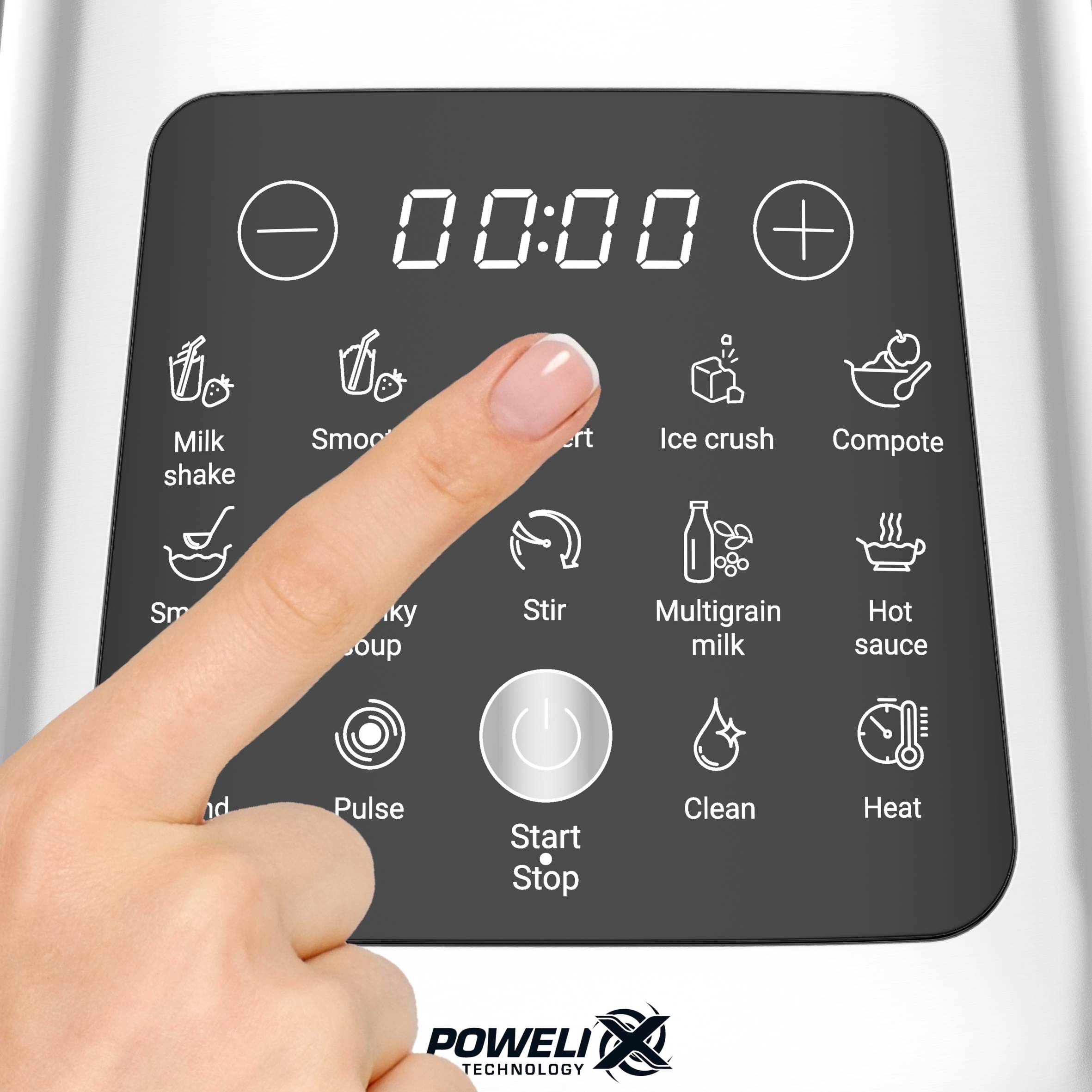 Perfectmix Cook, Blender chauffant, Bol verre 2L, 1400W, 10 programmes, 6 lames