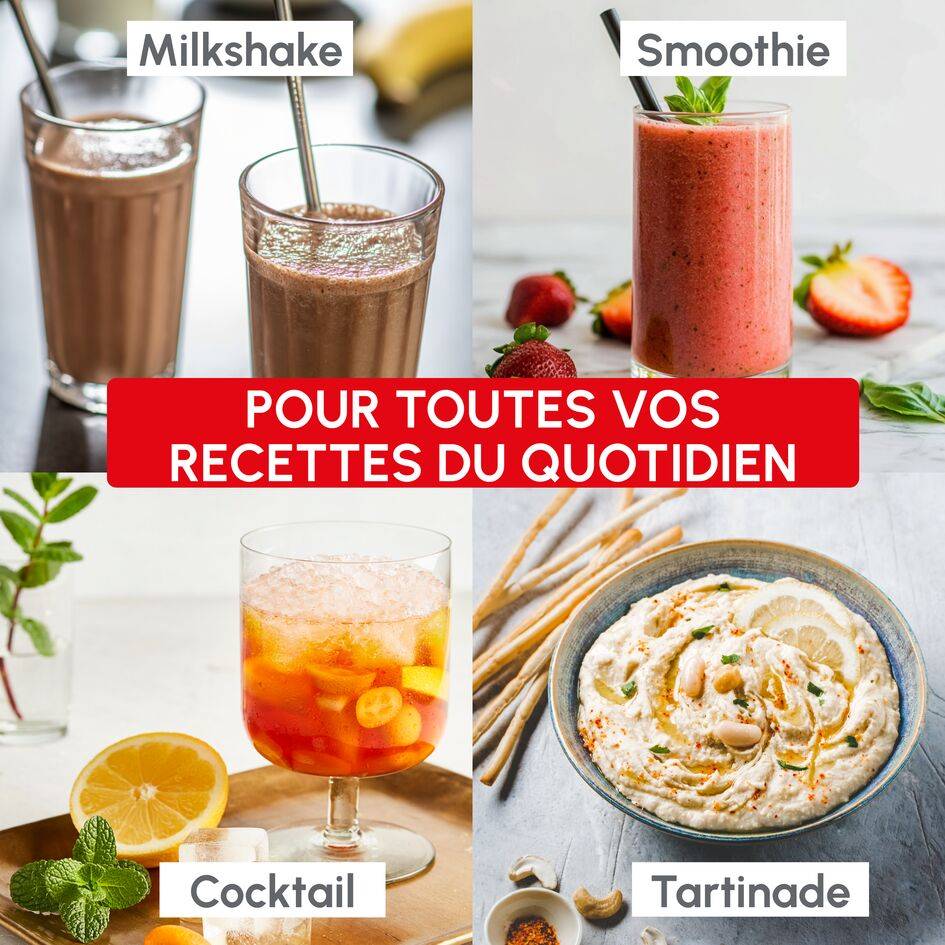 Blendforce, Blender, 600&nbsp;W, Mixage rapide et homogène, Facile à utiliser