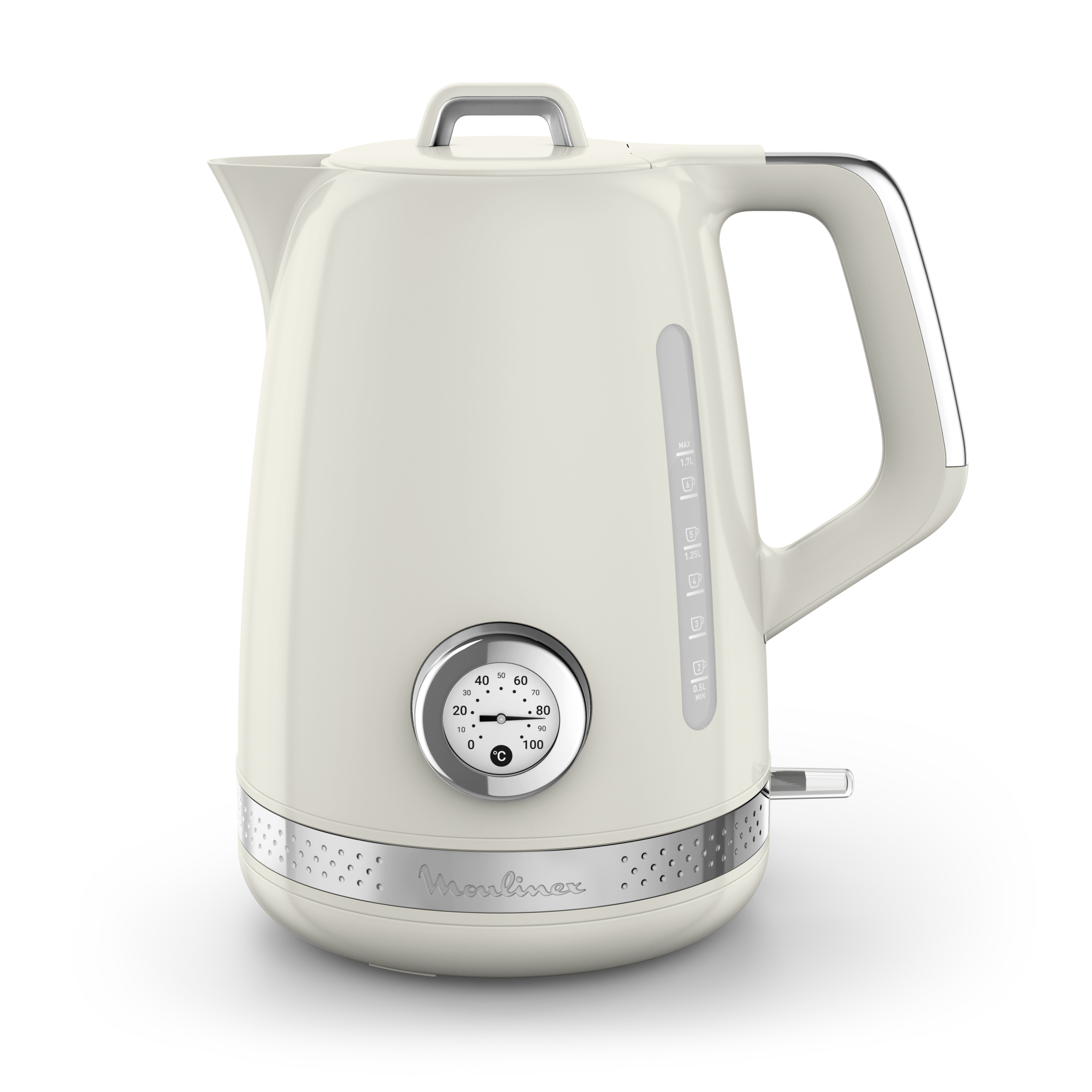 Bouilloire, Soleil, 1,7&nbsp;L, Indicateur de température, Ivoire