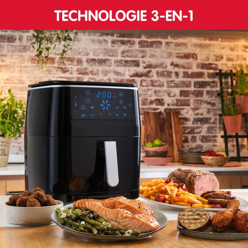 Easy Fry & Steam, Air fryer, Grill et cuiseur vapeur, 6,5L