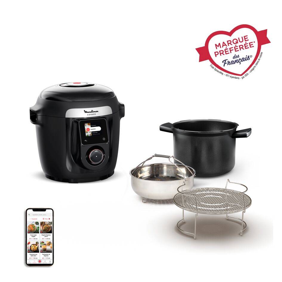 Cookeo Wifi 10-en-1 Noir