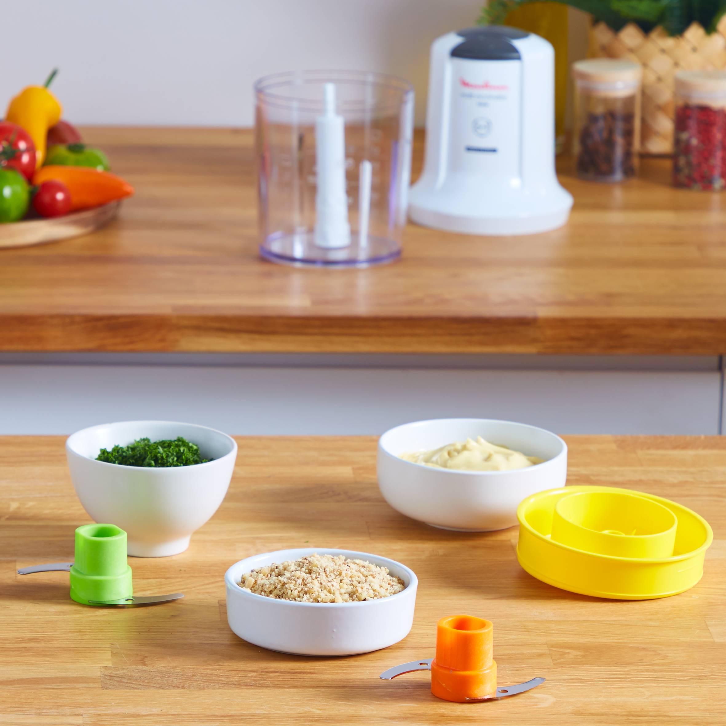 Multimoulinette 6 en 1 - 500 W Blanc