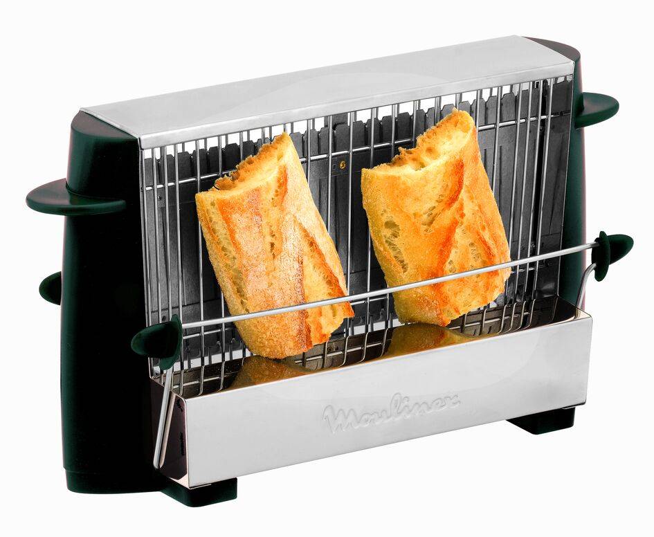 Grille-pain, Vintage, 2 fentes, Inox