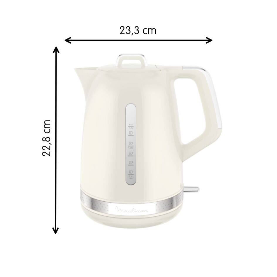 Bouilloire, Soleil, 1,7L, Ivoire