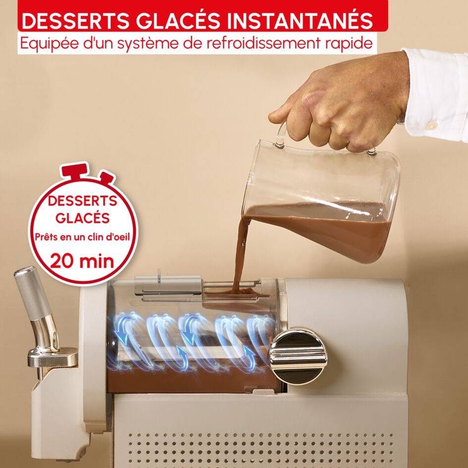 Freezi, Machine à glaces et boissons glacées 16-en-1, Desserts glacés