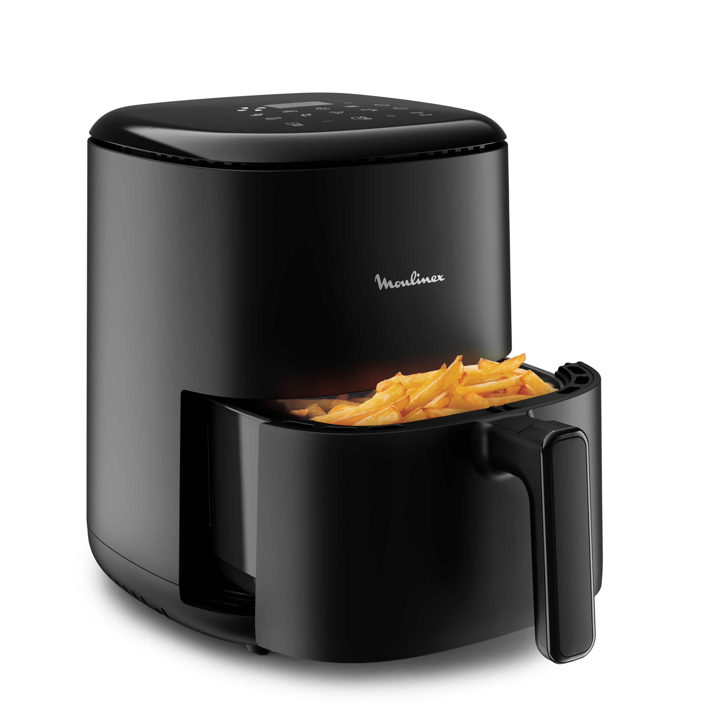 Easy Fry Compact, Air Fryer, 3 L (4 pers.), Panneau digital, 10 programmes, Noir