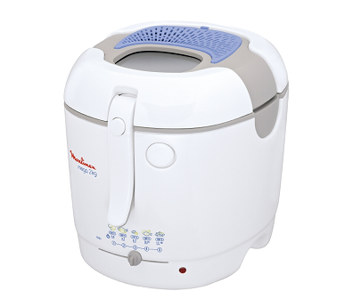 friteuse mega xxl 2 kg blanc/bleu
