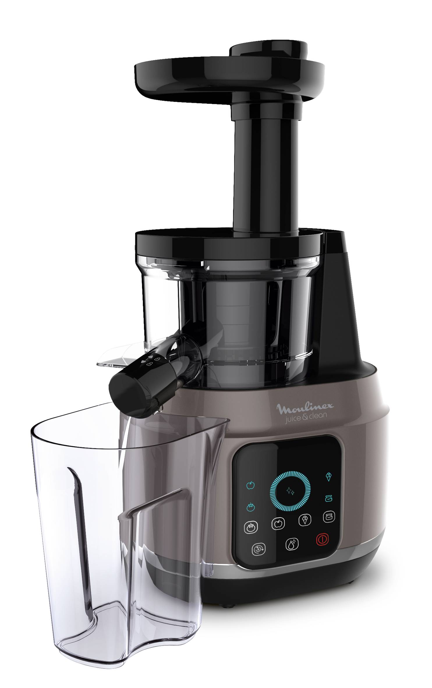 EXTRACTEUR DE JUS JUICE & CLEAN GRIS