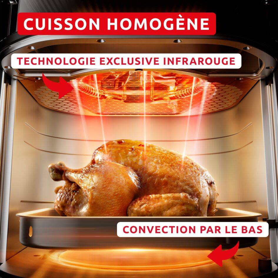 Easy Fry Infrared, 7L, Air fryer, Gris charbon