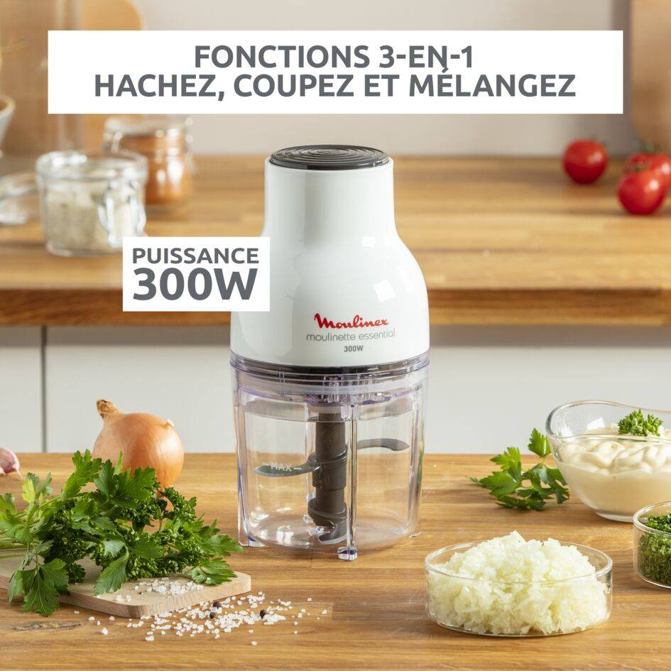 MOULINETTE ESSENTIAL 300W BLANC