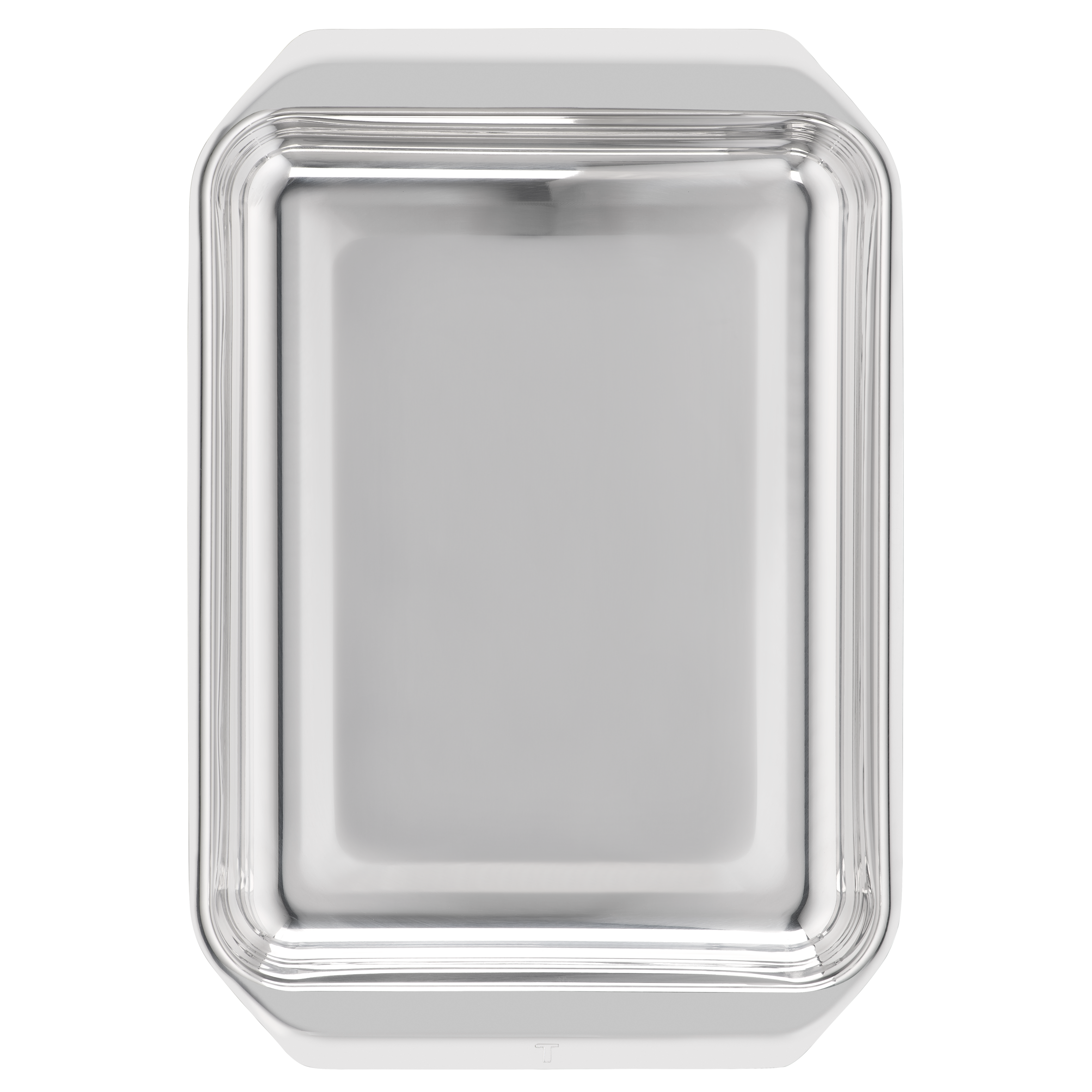 Excellence, Grand plat à four en acier inoxydable 42x29&nbsp;cm, Garantie de 10&nbsp;ans 