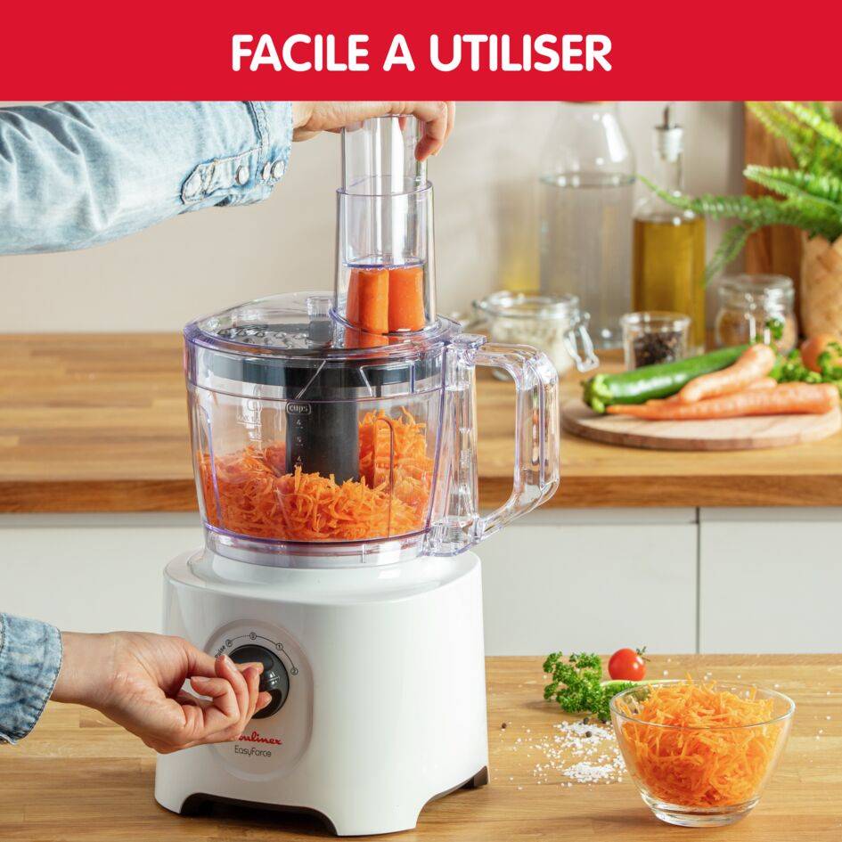 Easy force, Robot multifonction, 5 accessoires, 700 W, Blanc