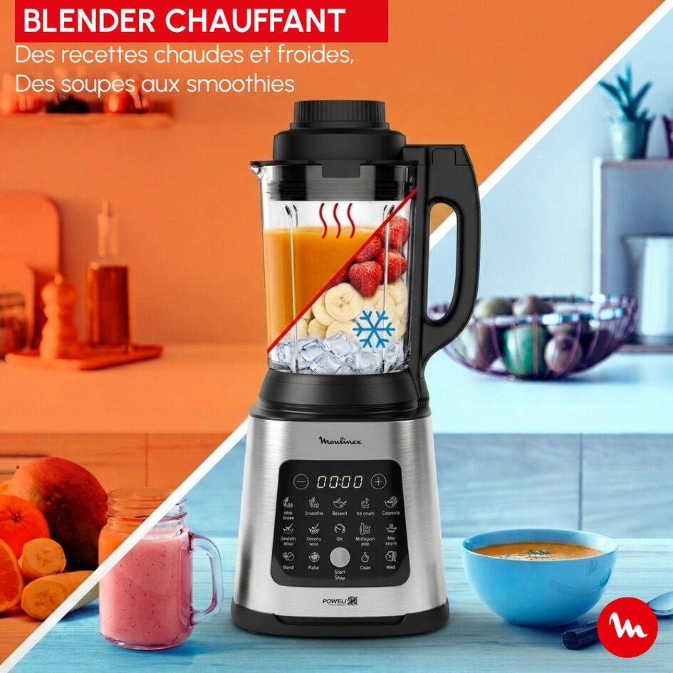 PerfectMix Cook, Blender chauffant, Recettes chaudes et froides