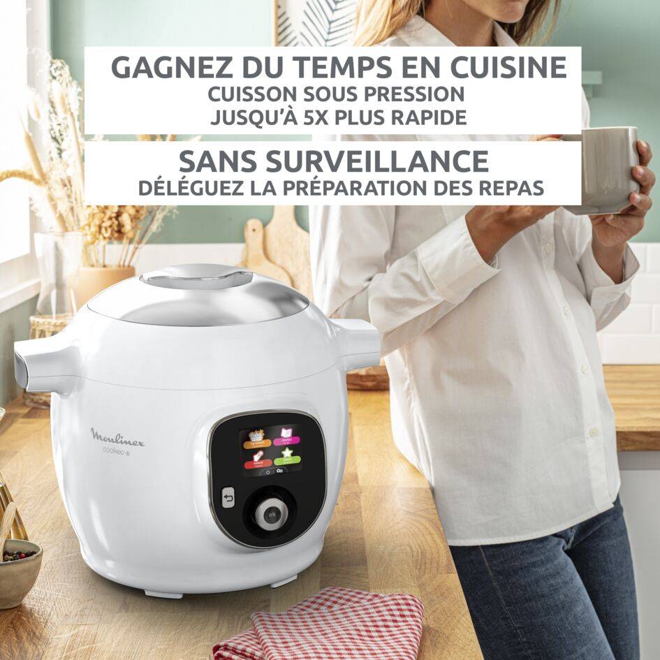 Cookeo+ 80 recettes Blanc