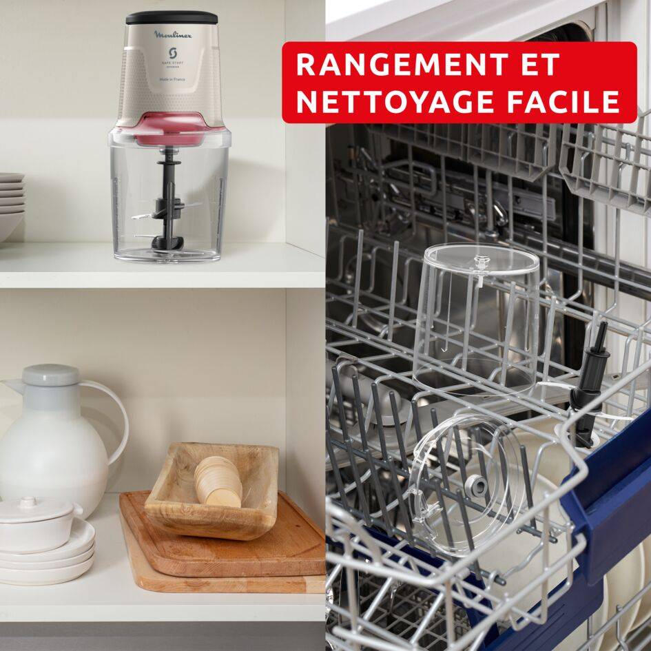 Easy Press, Hachoir électrique, 600&nbsp;W, 4&nbsp;lames, Ecru