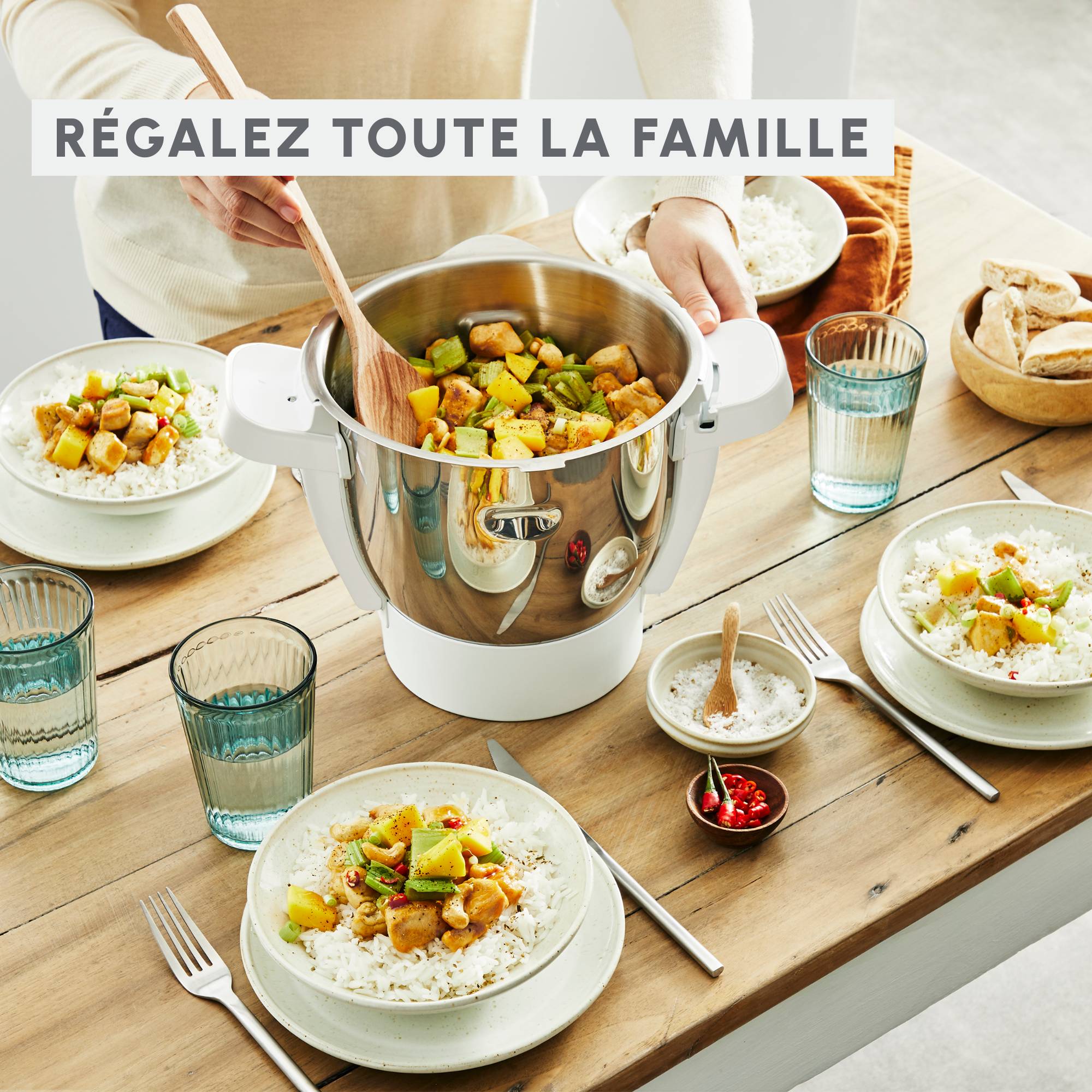 i-Companion, Robot Cuiseur, 16 modes de fonctionnement, Connecté, Jusqu'à 10 personnes