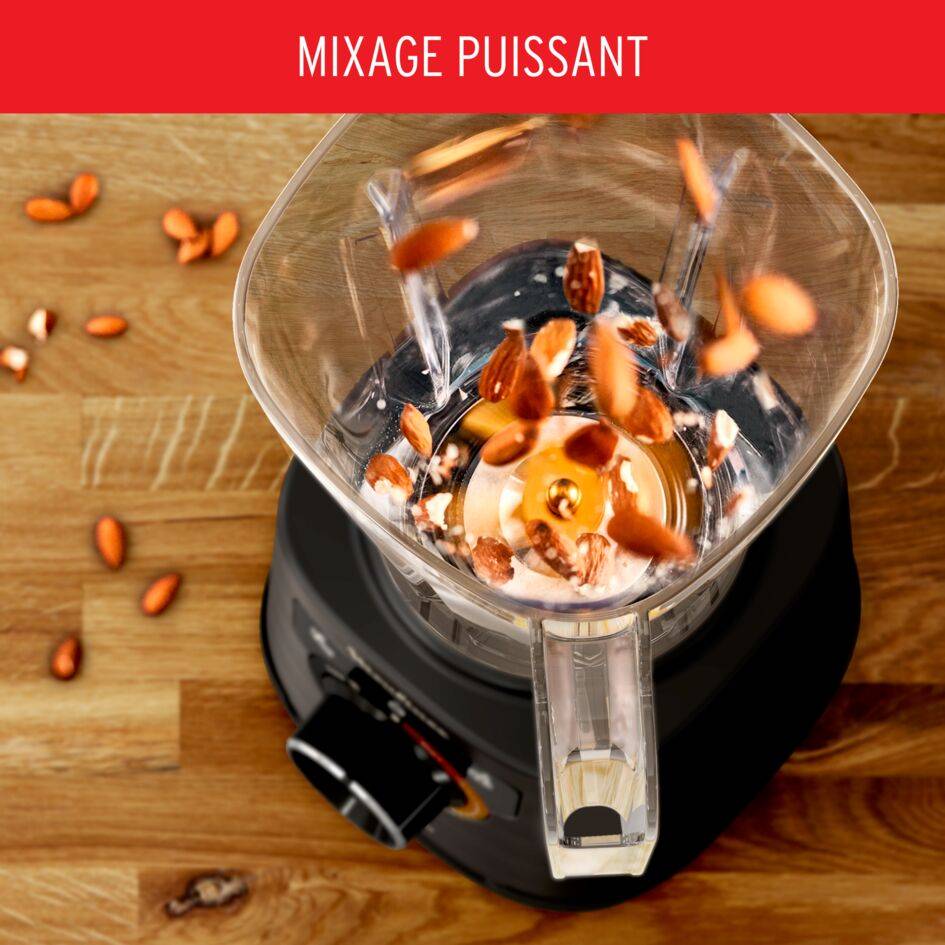Perfectmix+, Blender, Bol plastique 2L, 1200W, 3 programmes, 6 lames Powelix life