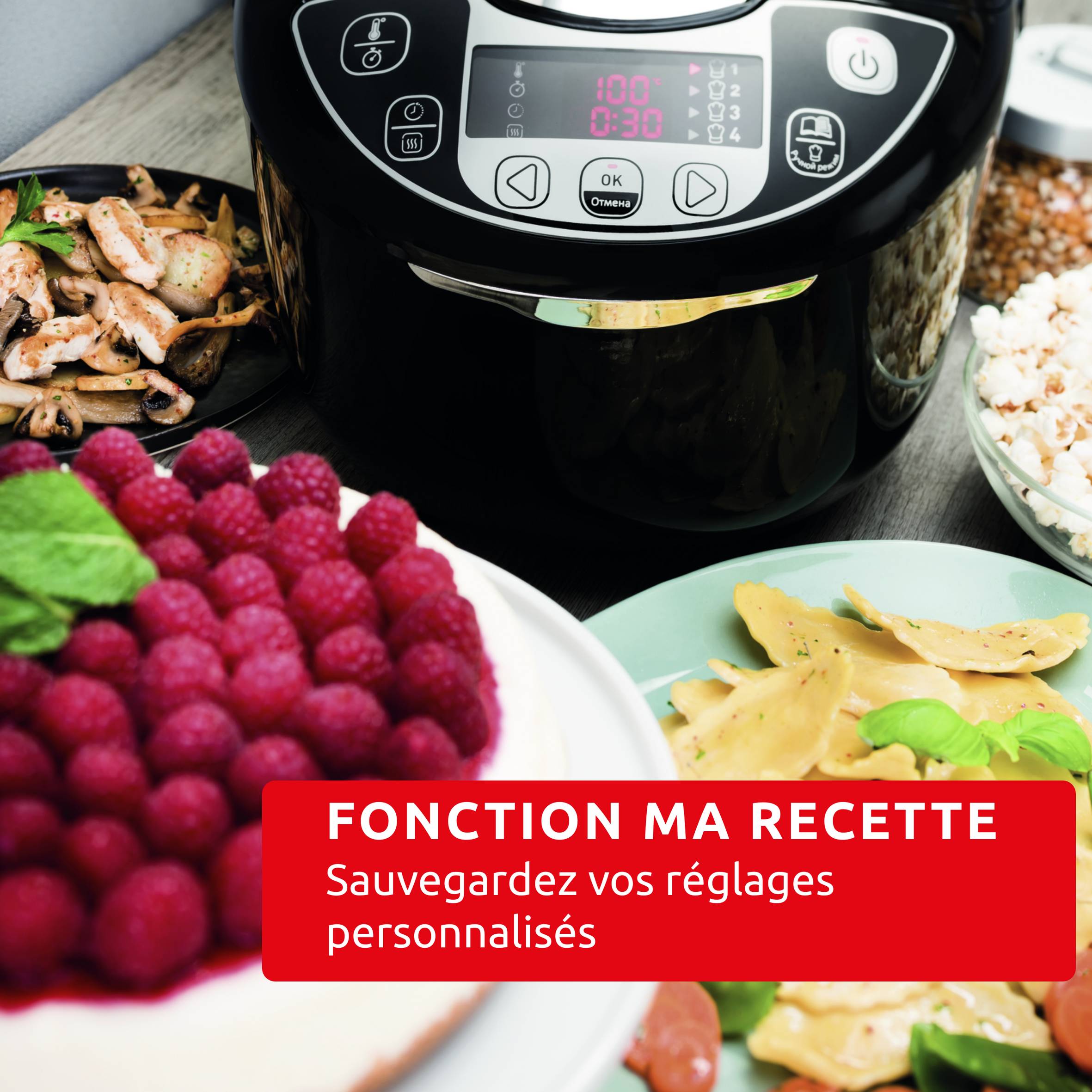 Fuzzy logic, Multicuiseur, 25 programmes, capacité généreuse 5 L, 4 à 5 personnes, Noir