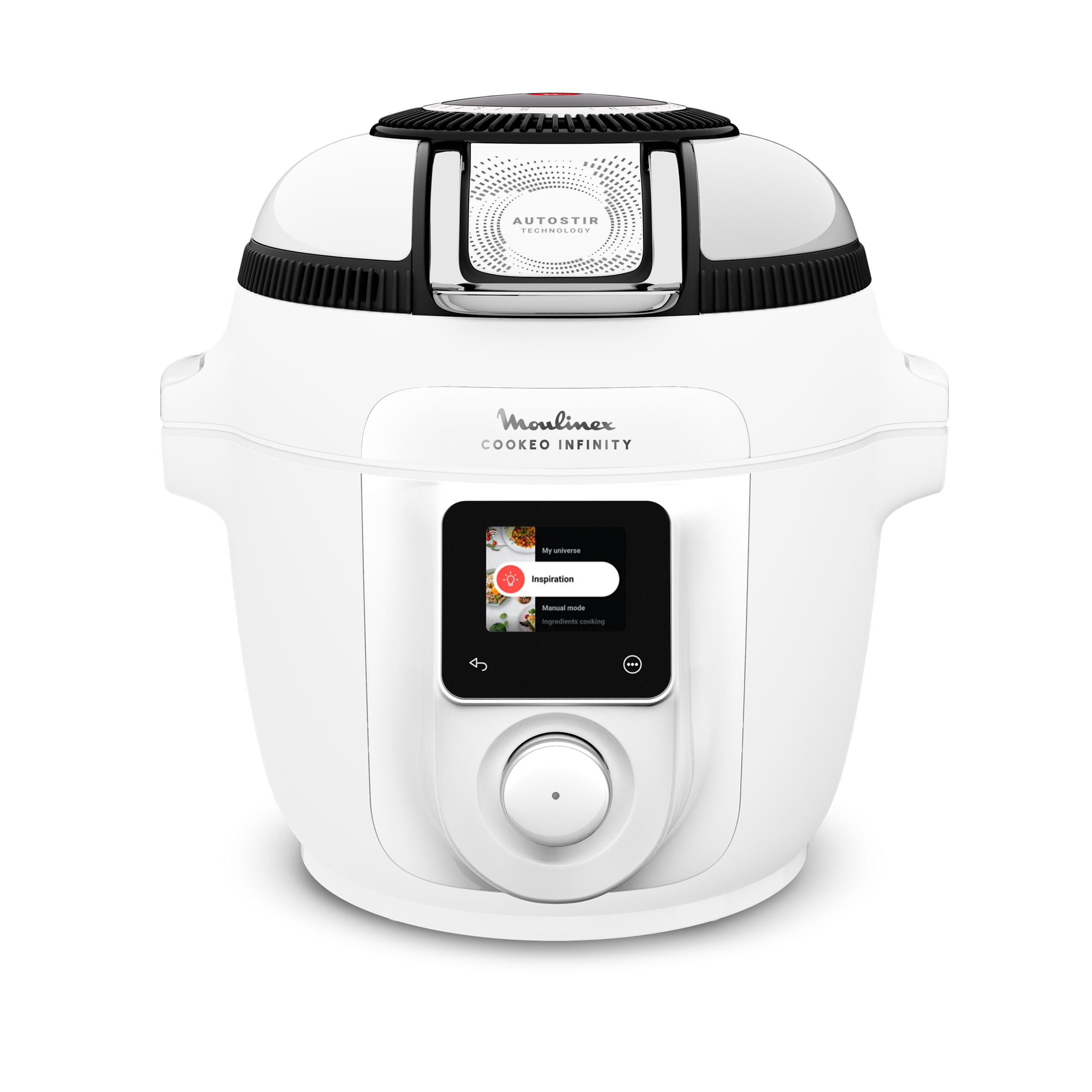 Cookeo Infinity, 19&nbsp;modes de cuisson, Avec pale de mélange, Blanc