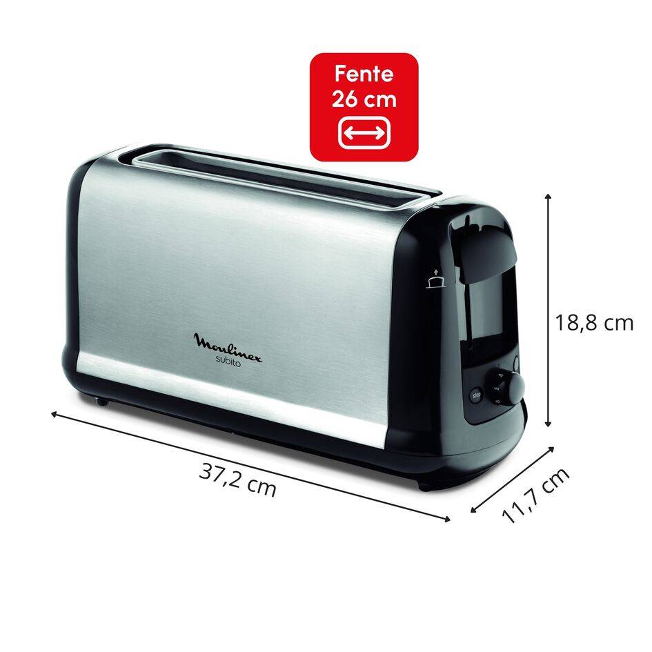 Subito inox 1 longue fente