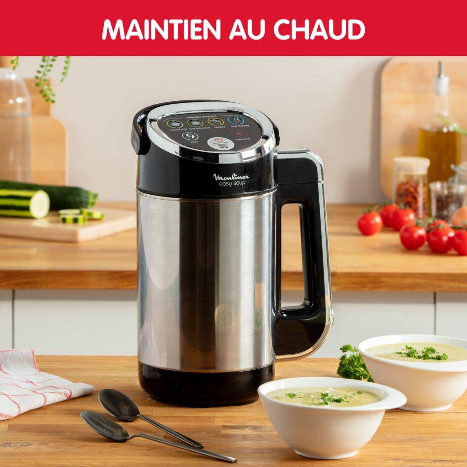 Easy soup, Blender chauffant, 5 programmes, 1,2 L, Blanc