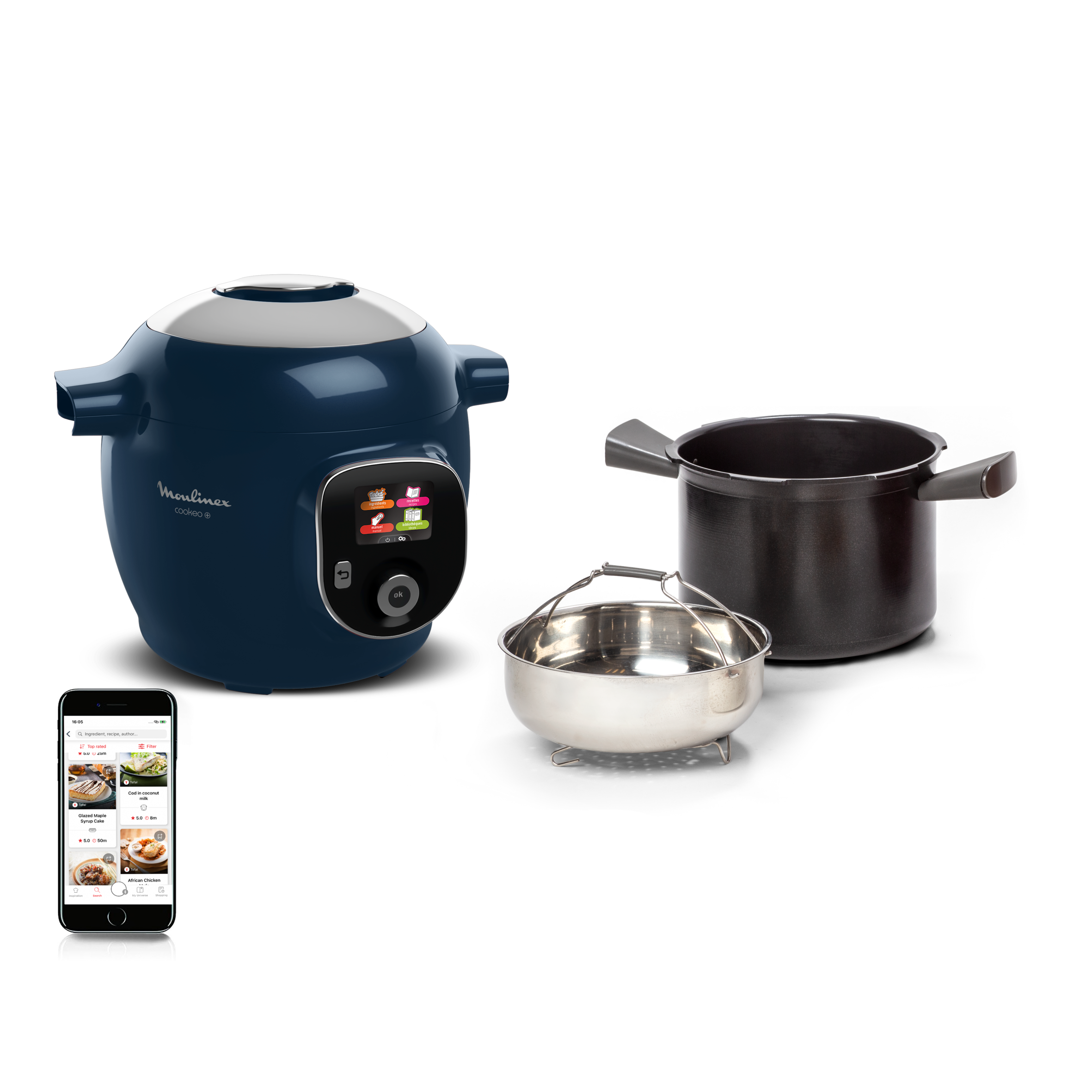 RECONDITIONNÉ Cookeo+ 150 recettes Bleu