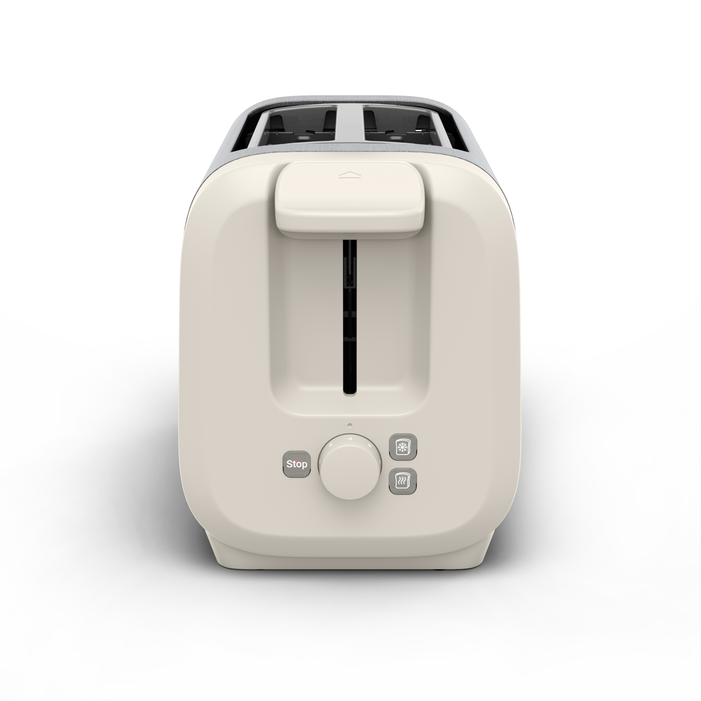 Subito, Grille-pain 2 fentes et chauffe-viennoiseries, Grillage plus rapide, Rise et inox