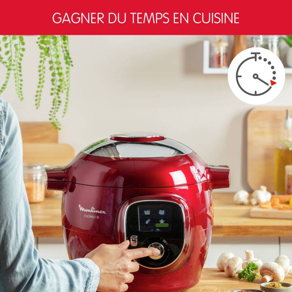 Cookeo+ 180 Recettes Rouge