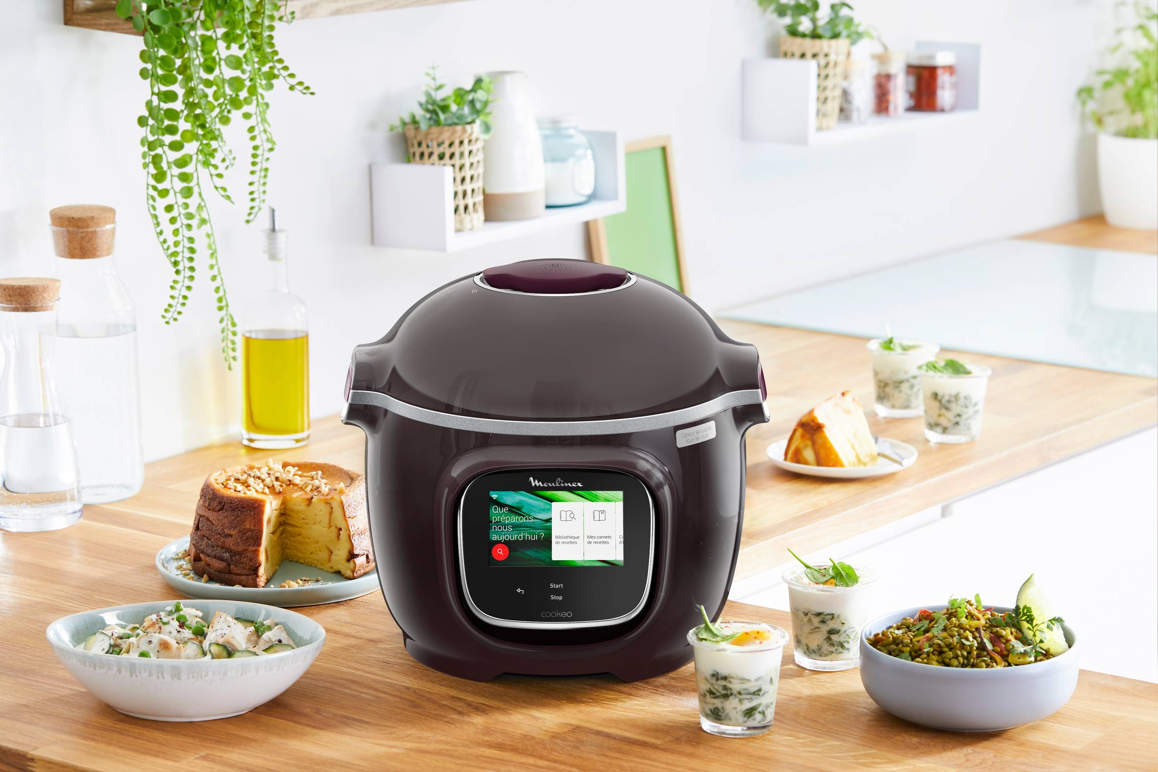 Cookeo Touch, Mullticuiseur connecté, 6L (2/6 pers.), écran tactile