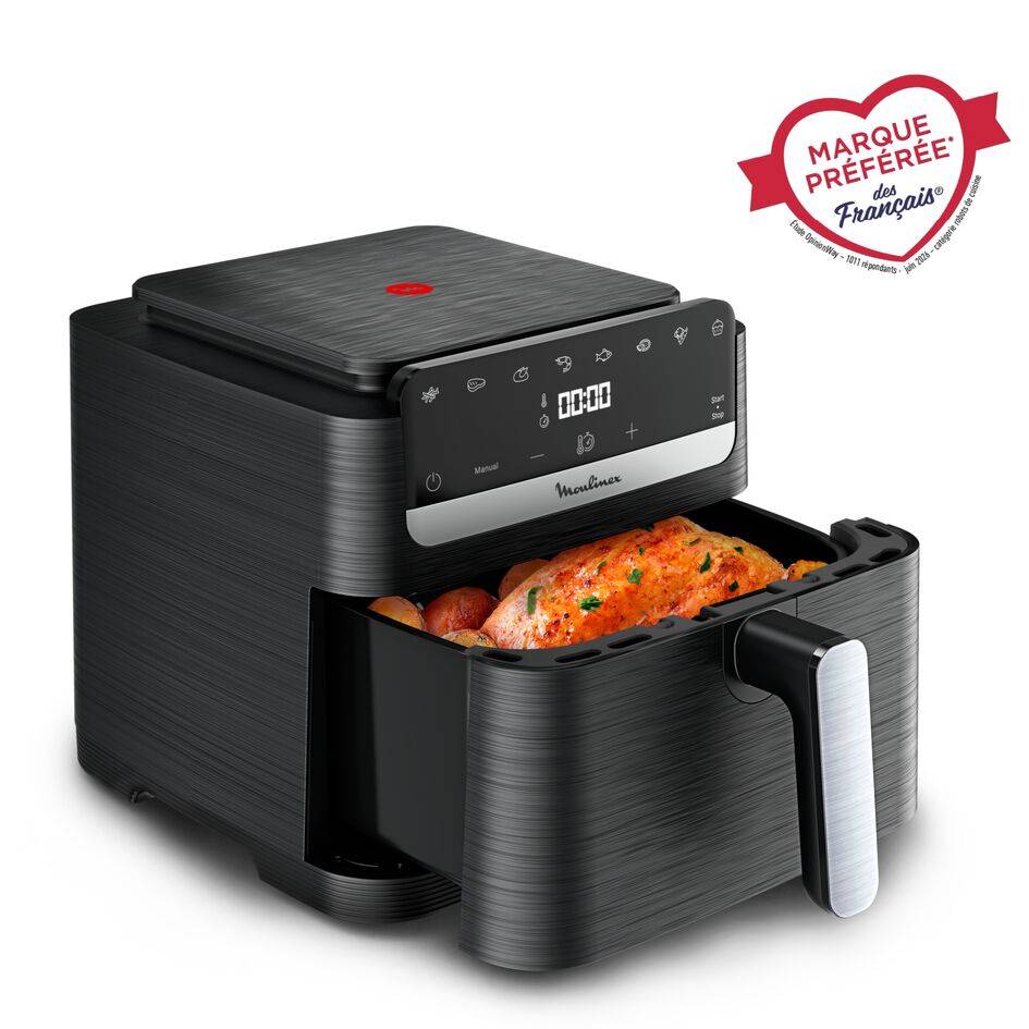 Easy Fry Compact, Air fryer, Capacité XL de 7,5&nbsp;L, Design compact