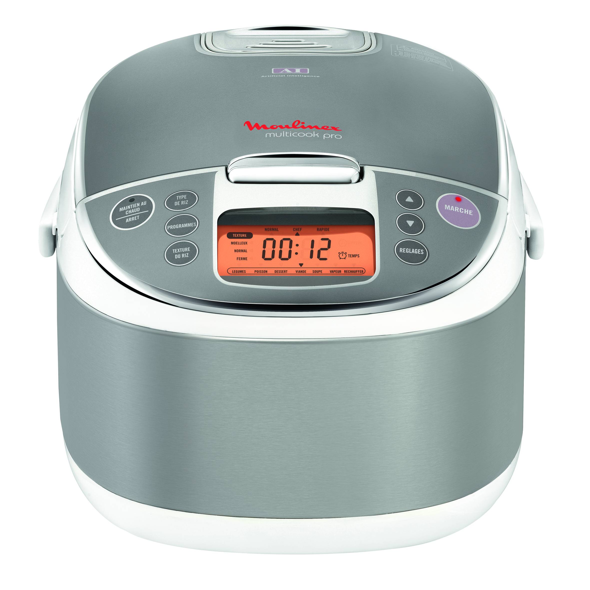 multicuiseur multicook pro inox/blanc